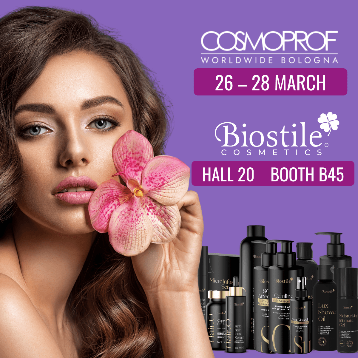 Cosmoprof Worldwide Bologna | Hall 20, Booth B45