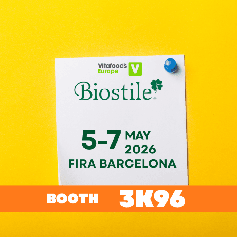 Vitafoods Europe Barcelona | Meet Biostile at Stand 3K96