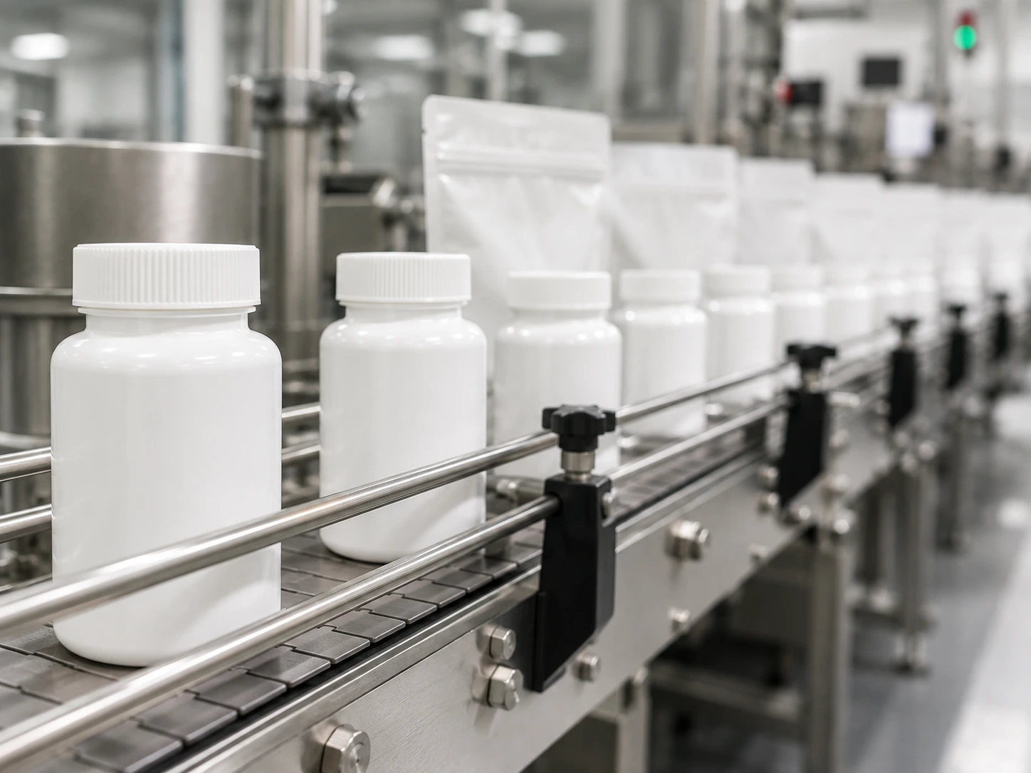 Production and packaging line at Biostile